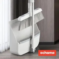 ochama Foldable Broom and Dustpan Set