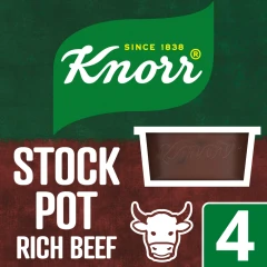 Knorr Rich Beef Stock Pot 4 Pack 112g