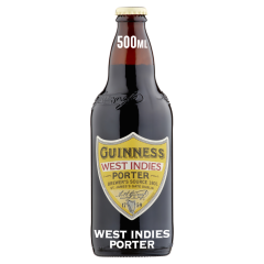 Guinness West Indies Porter Beer 6% vol 500ml Bottle