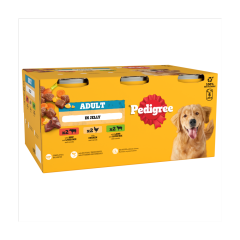 PEDIGREE Adult Wet Dog Food Mixed Selection in Jelly 6 x 400g Can