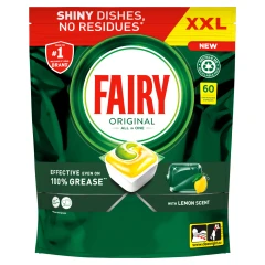 Fairy All in One Dishwasher Tablets Lemon, 60  Tablets