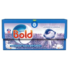 Bold All-in-1 PODS Washing Liquid Capsules 25 Washes, Lavender & Camomile