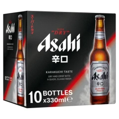 Asahi Super Dry 10 X 330ml (Abv 5%)