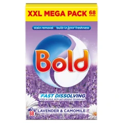 Bold Washing Powder 3.4kg, 68 Washes, Lavender & Camomile