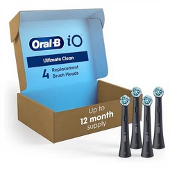 ORAL-B iO Series Ultimate Clean Zwart Vervangende Opzetborstels 4 Stuks