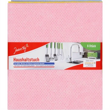 Jeden Tag Haushaltstücher (6 Stück) 38x38cm