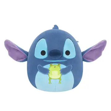 Squishmallows Disney Stitch 10 inch Plush Soft Toy Holding Frog