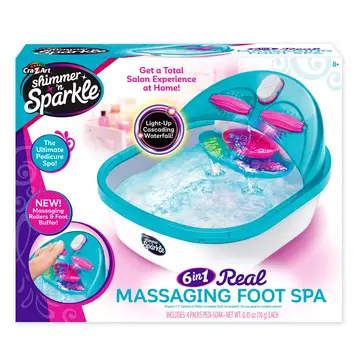 Shimmer & Sparkle 6 in 1 Real Massaging Foot Spa