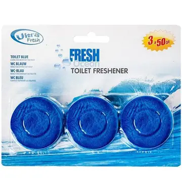 Toiletten-Set Blau 3-teilig