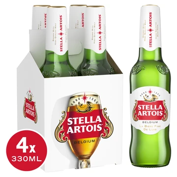 Stella Artois Lager Beer 4 X 330ml