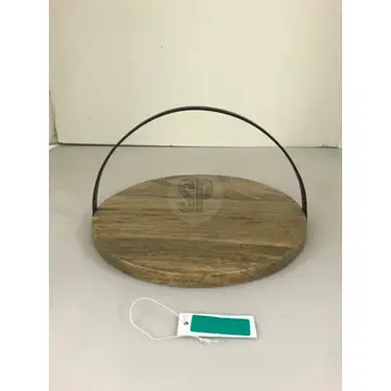 Servierplatte Holz 28cm Natur