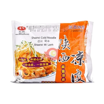 QZ Nouilles froides QZ ShaanXi - Saveur sésame de qualité supérieure 168 g 【Nouveautés】 sac