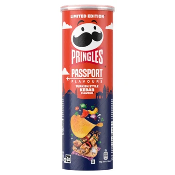 Pringles Passport Flavours Hartige Snack met Smaak van Kebab Limited Edition 165 g