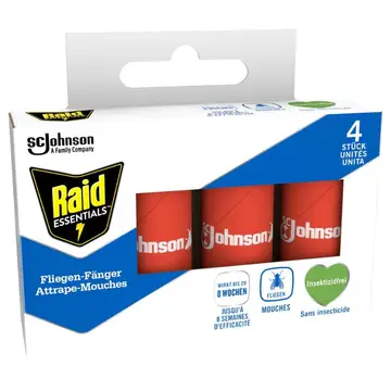 Raid Essentials Fliegenfalle Classic 4-teilig