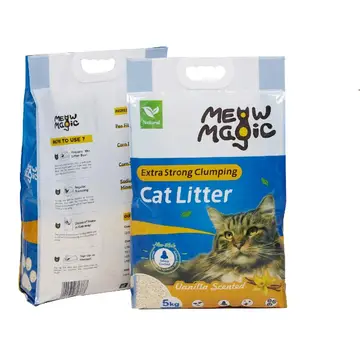 Meowmagic Plantaardig Tofu Kattenbakvulling Extra Sterke Klontering Geurcontrole 5kg 