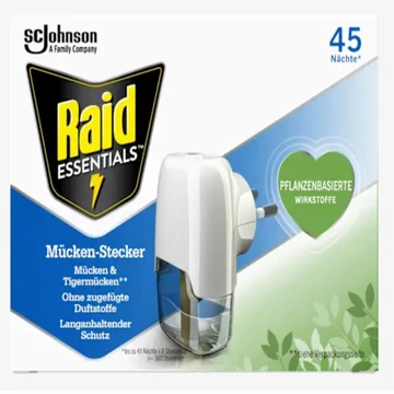 Raid Essentials Mückenschutzspirale Original 45 Nächte 32ml