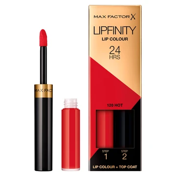 Max Factor Lip Color 2.3ml and Lipfinity 1.9g - 120 Hot