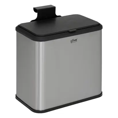 SONGMICS Küchenmülleimer 30 L – Edelstahl, Absenkautomatik, Rutschfestes Pedal, Inneneimer, 8 Gallonen