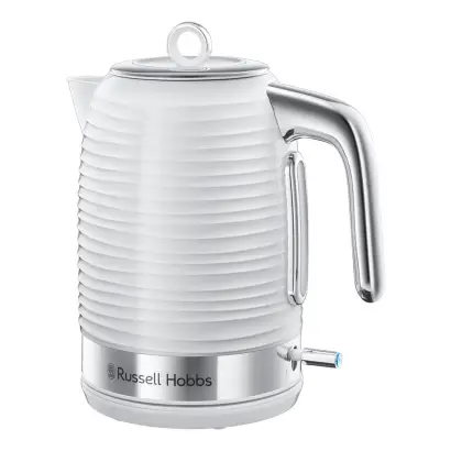 Russell Hobbs Inspire Kettle, White, Fast Heat Up, Stylish - 24360
