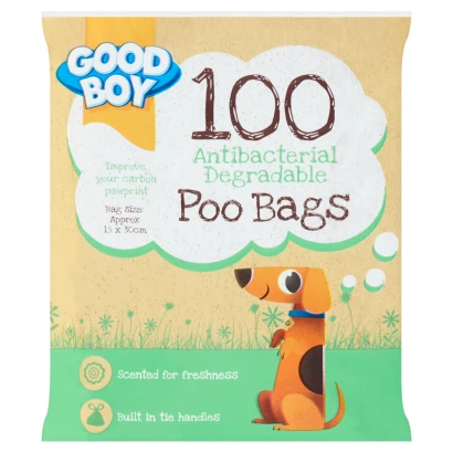 Good Boy 1 Antibacterial Degradable Poo Bags