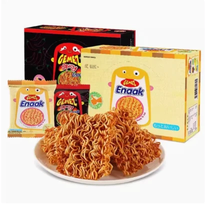 GEMEZ Enaak crispy instant noodle spicy flavour 14g*5  Gemez小鸡火辣干脆面14g*5