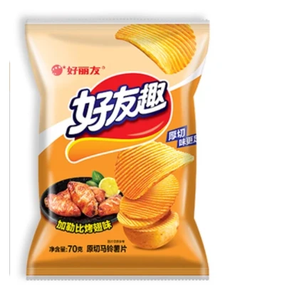 Orion-Caribbean flavour Potato Chips 70g 好丽友好友趣-加勒比烤翅味70g