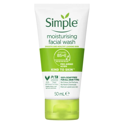 Simple Kind to Skin Facial Wash Moisturising 5ml