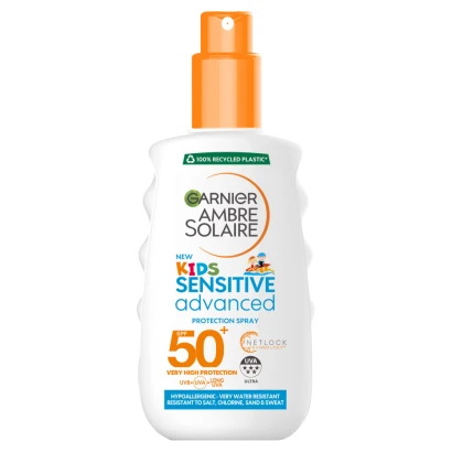 Garnier Ambre Solaire Kids Sensitive Hypoallergenic Sun Protect Spray SPF 50+ 200ml