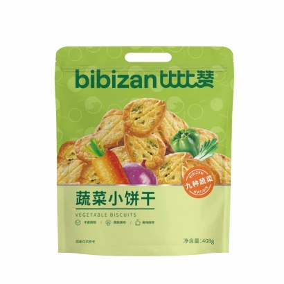 BIBIZAN Vegetable Biscuits 408g 比比赞蔬菜小饼干408g