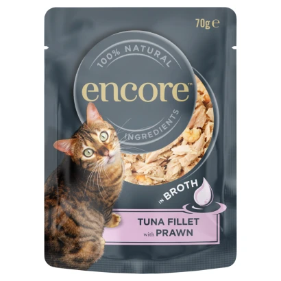 Encore Cat Food Tuna with Prawn Pouch 70g