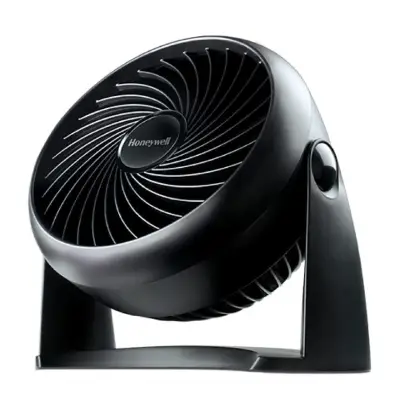 Honeywell Turbo Force Power Fan, (Quiet Operation Cooling, 90° Variable Tilt, 3 Speed Settings, Wall Mount Feature, Table Fan)