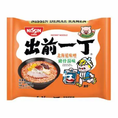 Nissin Noodle HK - Hokkaido Miso Tonkotsu 100G  出前一丁北海道味噌猪骨味 100G