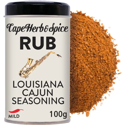 Cape Herb & Spice Rub Louisiana Cajun Seasoning 100g
