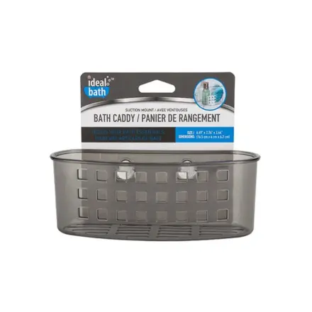 Ideal Home Bath Caddy w/ Suction Cup
