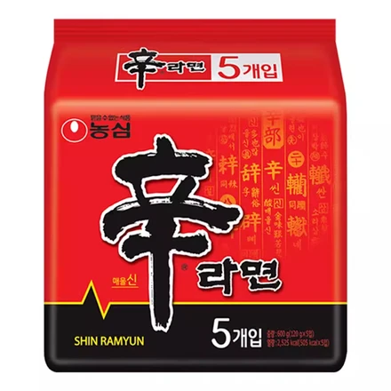Nongshim Shin Ramyun 120g x 5 Big Packs
