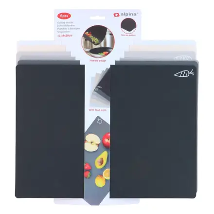 Alpina Ensemble de 6 planches à découper