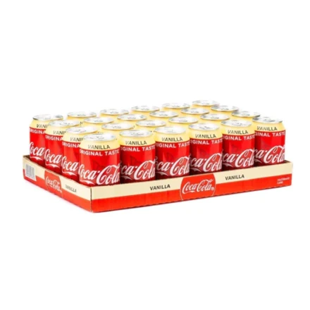 Coca-Cola Vanille (DK) Pack de 24 Canettes 33 cl (1 Boîte)