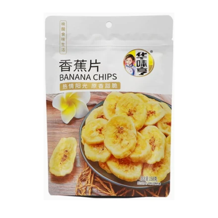 Huaweiheng Dried Banana slice 158g 华味亨香蕉片158g