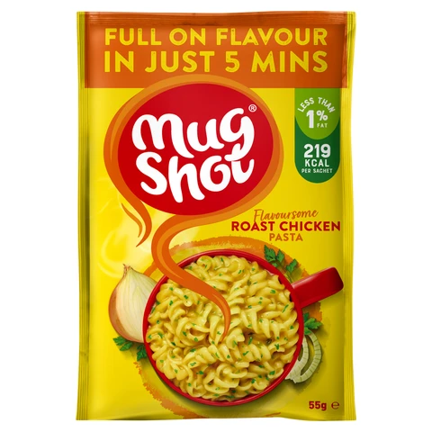 Mug Shot Roast Chicken Pasta Snack 55g