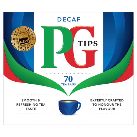 PG Tips 70 Decaf Tea Bags 203g