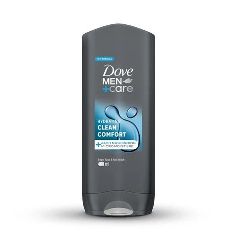 Dove Men Clean Comfort Body & Face Wash 400ml