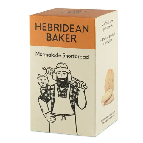 Hebridean Baker Marmalade Shortbread 150g