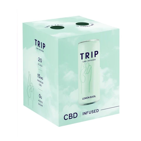 Trip CBD Infused Lemon Basil 4 x 250ml