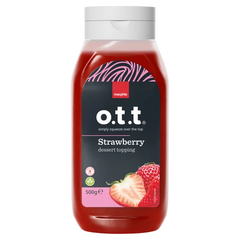 MacPhie OTT Strawberry Dessert Topping 500g