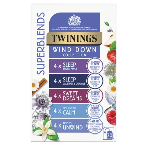 Twinings Superblends Wind Down Collection 20 Tea Bags 33.2g