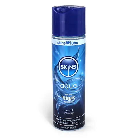 Skins Aqua Water Based Lubricant 4.4fl oz (130ml)