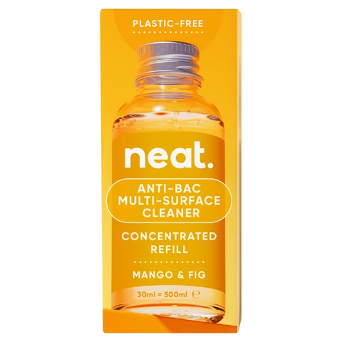 Neat Concentrated Anti-Bac Multi Surface Cleaner Refill Mango & Fig 30ml-makes 500ml