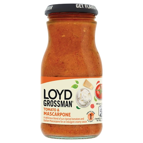 Loyd Grossman Tomato & Mascarpone Pasta Sauce 350g