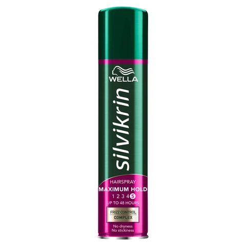 Wella Silvikrin Maximum Hold Hairspray, 250ml