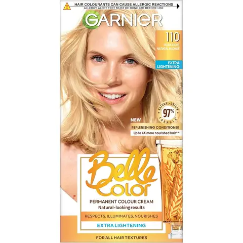 Garnier Belle Color Permanent Hair Dye 110 Ultra Light Natural Blonde